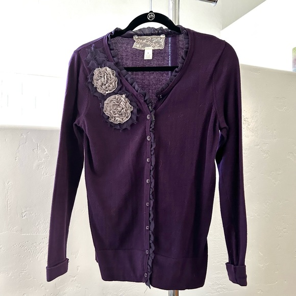 Purple cardigan - size medium - Picture 2 of 10